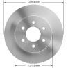 TARCZA HAMULCOWA PRZEDNIA PRT5147 BENDIX PREMIUM (Dodge Dakota, Durango)