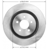 TARCZA HAMULCOWA PRZEDNIA PRT5917 BENDIX PREMIUM (Dodge Nitro, Jeep Liberty)