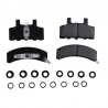 KLOCKI HAMULCOWE PRZÓD D369 OEF3 METALLIC (Deville, Escalade, Fleetwood, Astro, Blazer, Silverado, Suburban, Tahoe, Ram 1500)