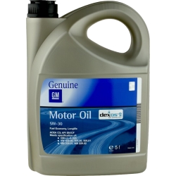 OLEJ SILNIKOWY 5W30 GENERAL MOTORS 5 LITRÓW DEXOS 2
