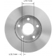 TARCZA HAMULCOWA PRZEDNIA PRT1868 BENDIX PREMIUM (LeSabre, Camaro, Lumina APV, Aurora, Silhouette, Firebird, Trans Sport) 