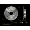 TARCZA HAMULCOWA PRZEDNIA PRT5617 BENDIX PREMIUM (Dodge Dakota,Mitsubishi Raider)