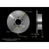 TARCZA HAMULCOWA TYLNA 121.65102 / PRT5521 CENTRIC PARTS (FORD F-150, LINCOLN Mark LT)