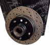 TARCZA HAMULCOWA PRZÓD, SPORTOWA, NAWIERCANA I NACINANA PRT1040 / 127.62002L/R STOPTECH (Camaro, EL Camino, Firebird Grand Am)