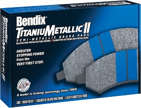 Klocki Bendix Titanium Metallic II